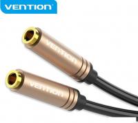 Удлинитель Vention BFABY 3.5 мм jack - .5 мм jack (0.3 м, золотистый/черный)