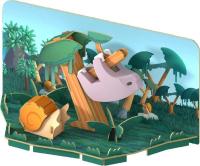 Магнитный конструктор Halftoys Animal Ленивец с диорамой HA009