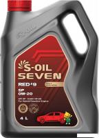 Моторное масло S-OIL SEVEN RED #9 SP 0W-20 4л