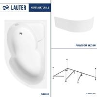 Ванна Lauter Geneva 170x105 2103170L (с каркасом и лицевым экраном)