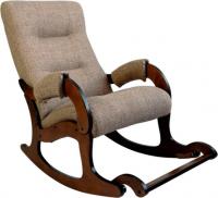 Кресло-качалка Glider Аоста (светло-коричневый/орех антик)