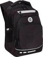 Школьный рюкзак Grizzly RB-550-2 (черный/белый)