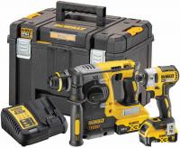 DeWalt DCK2532P2 (перфоратор, винтоверт, 2 АКБ, кейс)