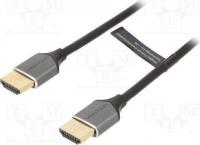 Кабель Vention ALEHD HDMI - HDMI (0.5 м, серый)