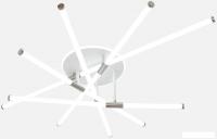 Припотолочная люстра Mirastyle XL-80011B-5+1 WT+Nickel