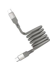 Кабель Momax DC35L USB 3.2 Gen2 Type-C - USB 3.2 Gen2 Type-C (1 м, серый)