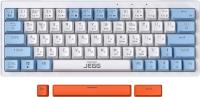 Клавиатура JEGG ZA63 Pro White Blue Orange (TNT Yellow)