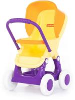 Коляска для кукол Полесье Alisa 4-х колесная 95237 (желтый)
