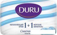 Duru Крем-мыло 1+1 Увлажняющий крем & Морские минералы 80 г