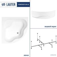 Ванна Lauter Majestica 150x150 21040150 (с каркасом и лицевым экраном)