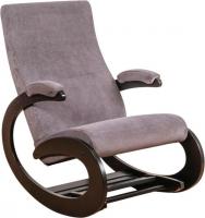 Кресло-качалка Glider Экси М (темно-серый/венге)