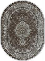 Ковер для жилой комнаты Merinos Dolce D414-OVAL-BROWN (1.6х2.2)