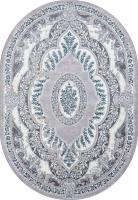 Ковер для жилой комнаты Merinos Palermo F290-OVAL-GRAY (1.6х2.3)