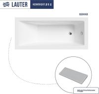 Ванна Lauter Estelle 180 21206080 (с серым подголовником)