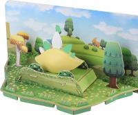 Магнитный конструктор Halftoys Dino Стего с диорамой HD005