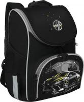 Школьный рюкзак Grizzly RAm-585-2 (черный/серый)