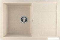 Кухонная мойка Saniteco Fama (бежевый с сифоном)