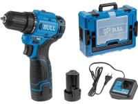 Дрель-шуруповерт Bull SR 1203 1329879 (с 2-мя АКБ, кейс)