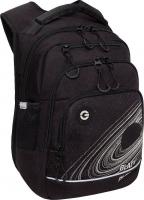 Школьный рюкзак Grizzly RB-550-3 (черный/белый)