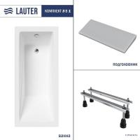 Ванна Lauter Estelle 180 21206080 (с ножками, серым подголовником)