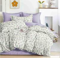 Постельное белье Реноме Евро Темно-синяя коллекция ПП 7398 (сатин)