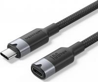 Удлинитель Vention TRFBF USB 3.2 Gen2 Type-C - USB 3.2 Gen2 Type-C (1 м, черный)