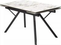 Кухонный стол M-City Либерти 180 480M05863 (Cold Jade, керамика/черный каркас)