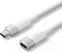 Удлинитель Vention TRFWF USB 3.2 Gen2 Type-C - USB 3.2 Gen2 Type-C (1 м, белый)