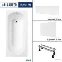 Ванна Lauter Haven 170x75 21202007 (с ножками, лицевым и торцевым экраном)