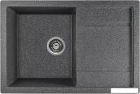 Кухонная мойка Saniteco Fama (графит с сифоном)