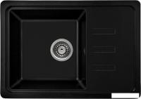 Кухонная мойка Saniteco Rosa (оникс с сифоном)