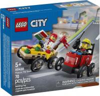 Конструктор LEGO City 60458 Пицца против пожарной машины