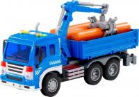 Автомобиль с краном Полесье Сити 96012 (синий)