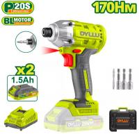 Винтоверт Dyllu DTCD2512 (с 2-мя АКБ, кейс)