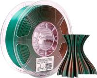 Пластик eSUN Mystic Filament ePLA-SilkMystic-P175CPG1 (1.75мм, 1кг, медный/пурпурный/зеленый)