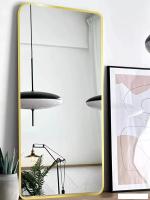 Зеркало с подсветкой  eMZe Smartphone 50x100 LED.UV.SMART.50.100.AUR (золото с УФ-окантовкой и подсв