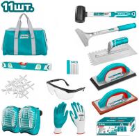 Набор домашнего мастера Total Набор для плиточных работ THKTTS1106 (11 предметов)