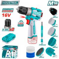 Дрель-шуруповерт Total TOSLI240786 (с 2-мя АКБ)