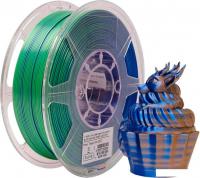 Пластик eSUN ePLA-Silk Mystic Filament ePLA-SilkMystic-P175BOG1 (1.75мм, 1кг, синий/оранжевый/зелены