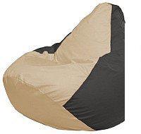 Кресло-мешок Flagman Груша Мини L Г0.1-134 (светло-бежевый/темно-серый)