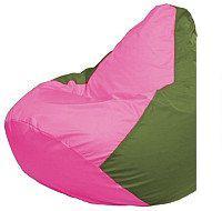 Кресло-мешок Flagman Груша Мини L Г0.1-198 (розовый/оливковый)