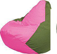 Кресло-мешок Flagman Груша Медиум XL Г1.1-198 (розовый/оливковый)
