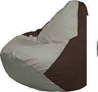 Кресло-мешок Flagman Груша Супер Мега 4XL Г5.1-340 (серый/коричневый)