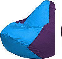 Кресло-мешок Flagman Груша Супер Мега 4XL Г5.1-269 (голубой/фиолетовый)