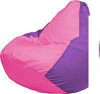 Кресло-мешок Flagman Груша Медиум XL Г1.1-194 (розовый/сиреневый)
