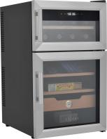 Винный шкаф-хьюмидор ZUGEL ZTH80DX Dual Zone