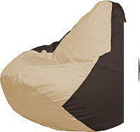 Кресло-мешок Flagman Груша Супер Мега 4XL Г5.1-146 (светло-бежевый/коричневый)