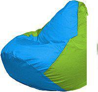 Кресло-мешок Flagman Груша Супер Мега 4XL Г5.1-276 (голубой/салатовый)