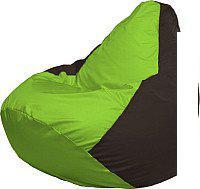 Кресло-мешок Flagman Груша Супер Мега 4XL Г5.1-165 (салатовый/коричневый)