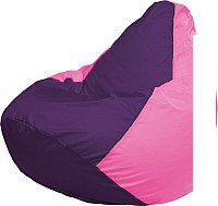 Кресло-мешок Flagman Груша Медиум XL Г1.1-32 (фиолетовый/розовый)